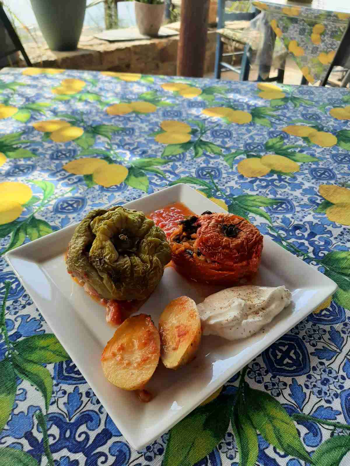 Homemade food at Petroula's Bar Homemade food at Petroula's Bar